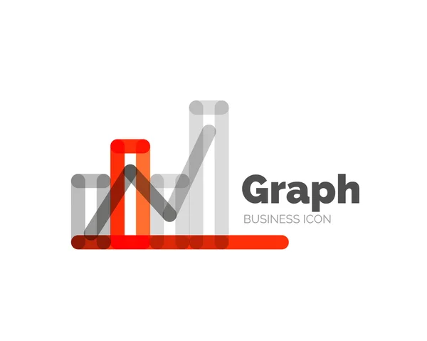 Çizgi minimal tasarım logo grafik — Stok Vektör