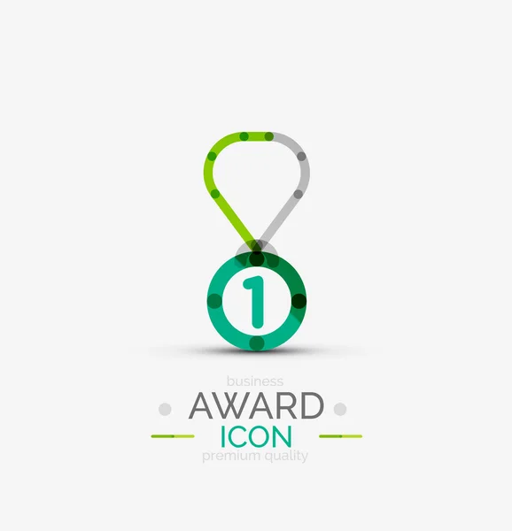 Award-ikonen, logotyp. — Stock vektor