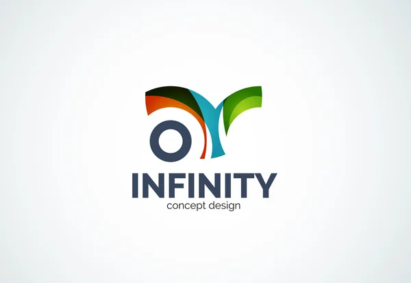 Infinity company logo icon — Stock Vector