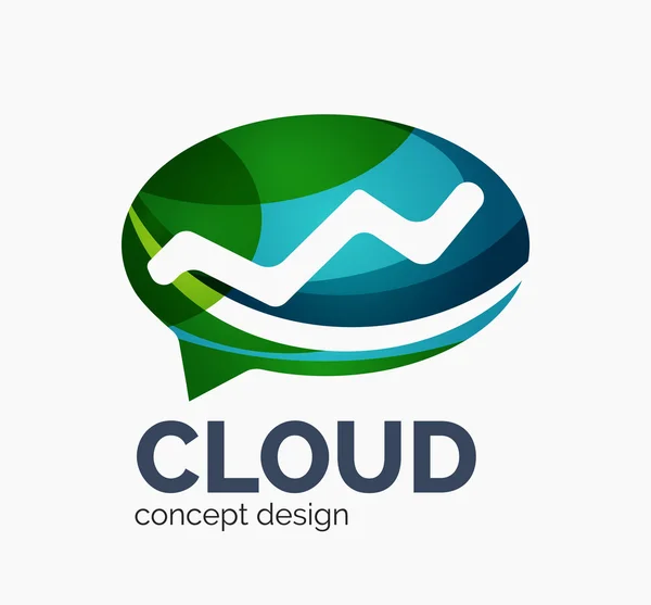 Logo nowoczesny chmura — Wektor stockowy