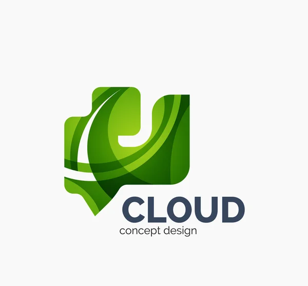 Logo de nube moderna — Archivo Imágenes Vectoriales