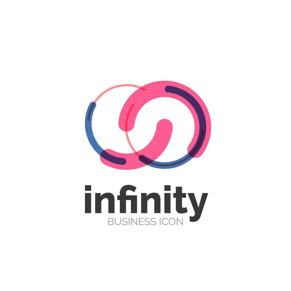 Loop, infinity business icon — Stock Vector