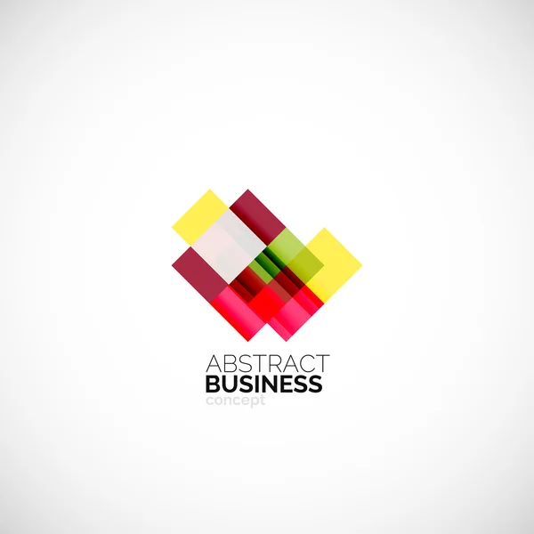 Concepto cuadrado, elemento de diseño del logotipo de la empresa — Archivo Imágenes Vectoriales