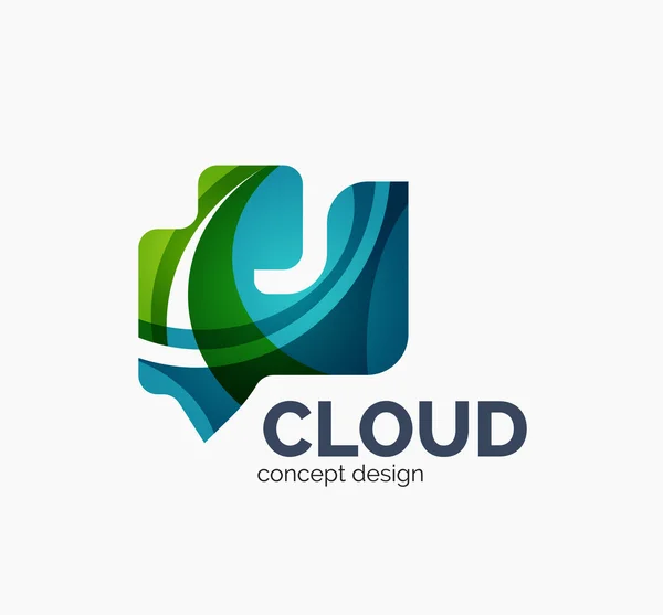 Logo cloud modern — Vector de stoc