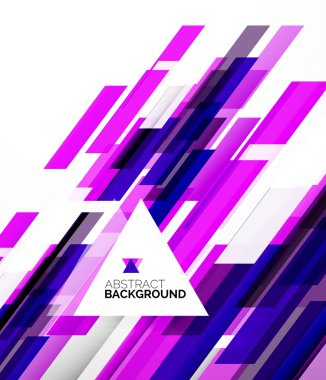 Soyut el ilanı şablonu tasarım arka plan