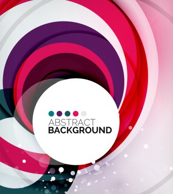 Renkli Daireler kompozisyon