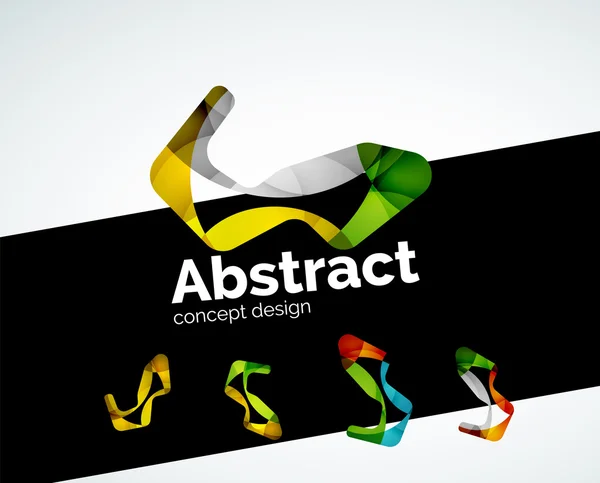 Abstrakte Form Logo Design — Stockvektor