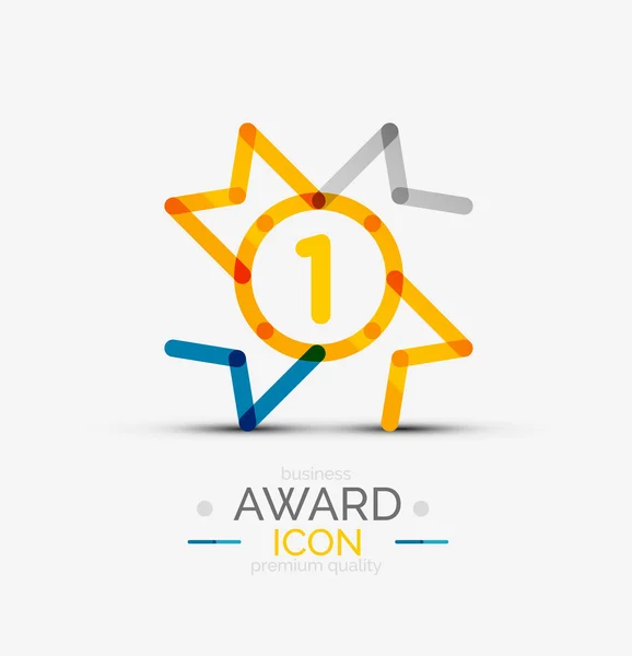 Award icon, logo. — Stock Vector