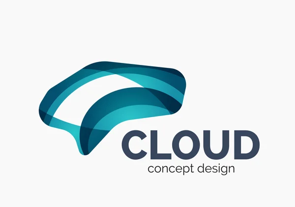 Logo de nube moderna — Vector de stock