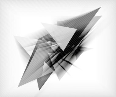 Renkli üçgenler, sıradışı arka plan