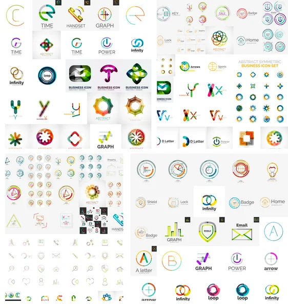 Logo mega collectie — Stockvector