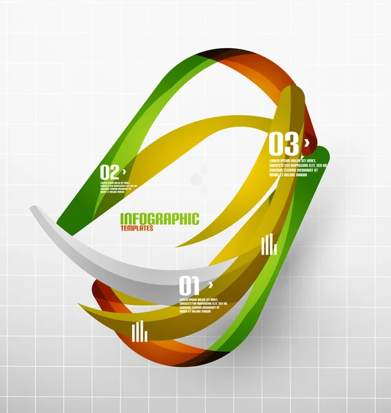 Инфографика современного бизнеса — стоковый вектор