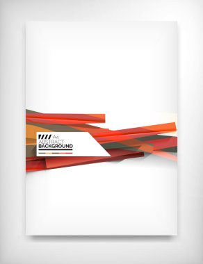 Geometrik soyut iş şablonu