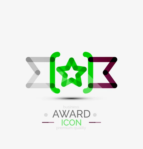 Icona del premio, logo . — Vettoriale Stock