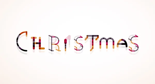 Christmas word concept, fuente — Vector de stock