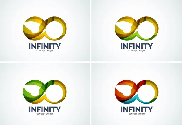 Icona logo aziendale Infinity — Vettoriale Stock