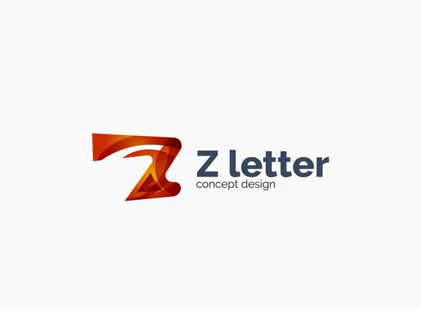 Modern company Z letter logo — Stock Vector