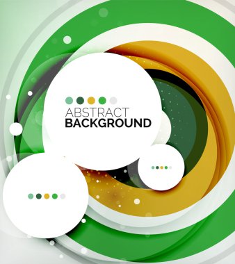 Renkli Daireler kompozisyon