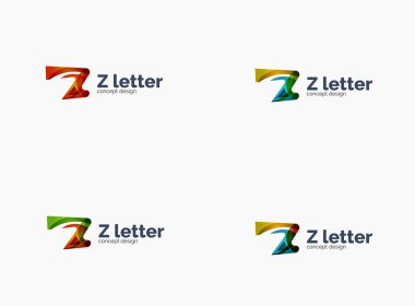 Modern şirket Z harfi logosu