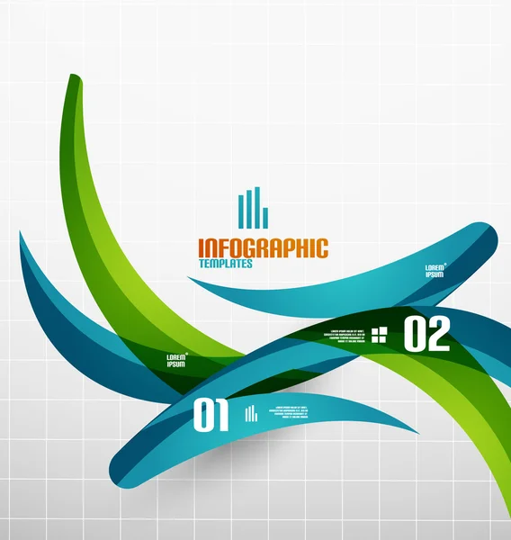 Инфографика современного бизнеса — стоковый вектор