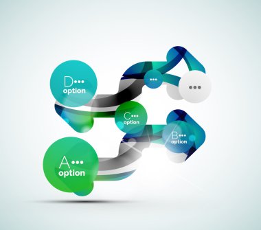 modern iş infographics