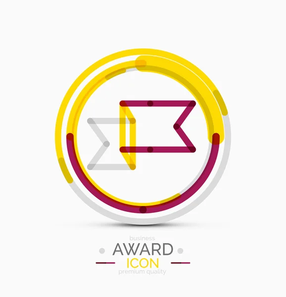 Ödülü simgesi, logo — Stok Vektör