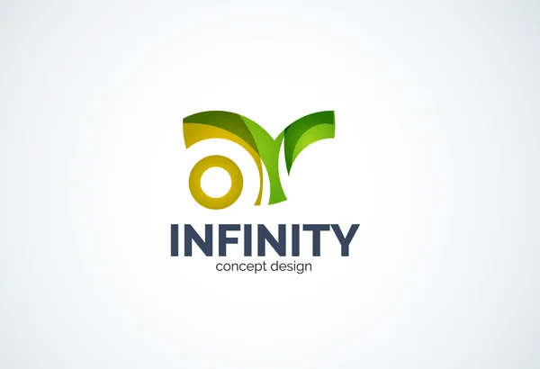 Icona logo aziendale Infinity — Vettoriale Stock