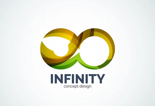 Icono del logotipo de la empresa Infinity — Vector de stock