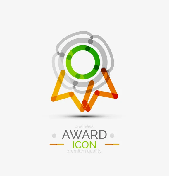 Award pictogram, logo. — Stockvector