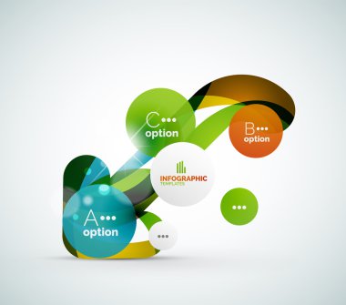 modern iş infographics