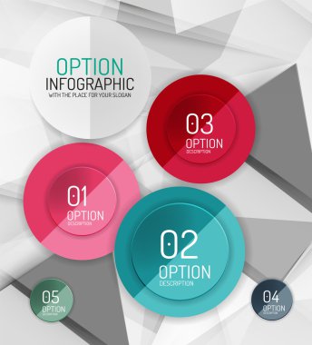 vektör taze iş soyut infographics şablonu