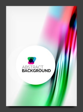 抽象的现代活页-小册子模板。商务 web 页，应用程序背景