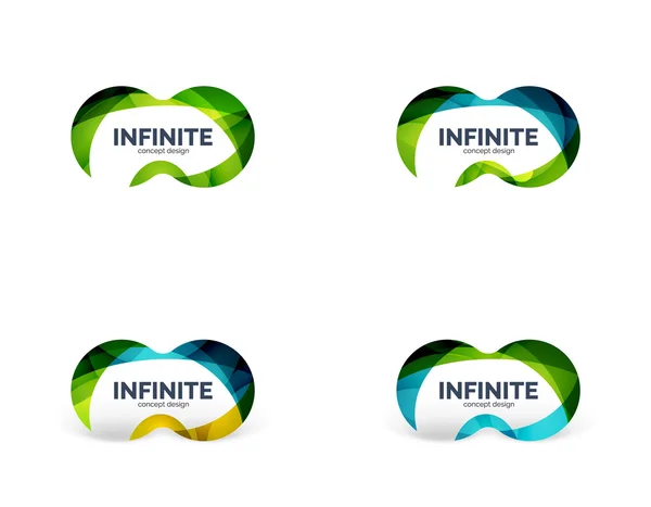 Infinity business logo concept — Stock Vector