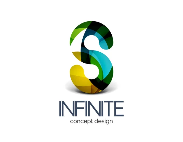 Concetto di logo aziendale infinity — Vettoriale Stock