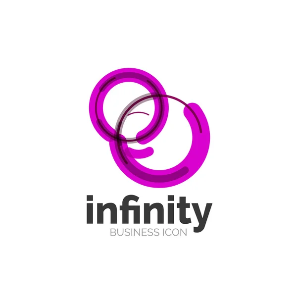 Loop, infinity business icon — Stock Vector