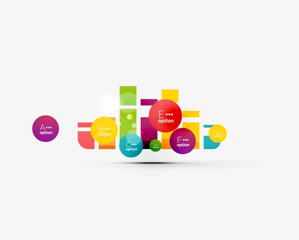 Passo abstrato infográficos layout de negócios —  Vetores de Stock