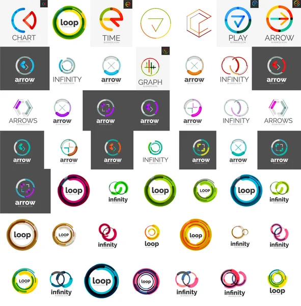 Logo mega collectie — Stockvector