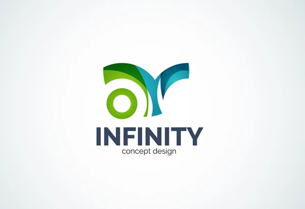 Infinity şirket logo simge — Stok Vektör