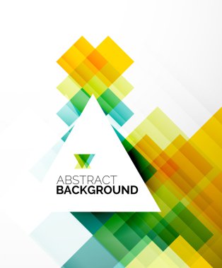 Kare şekli soyut düzenleri, iş şablon