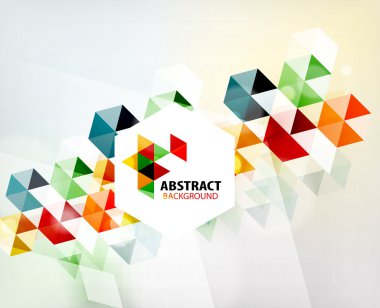 geometrik poligonal arka plan