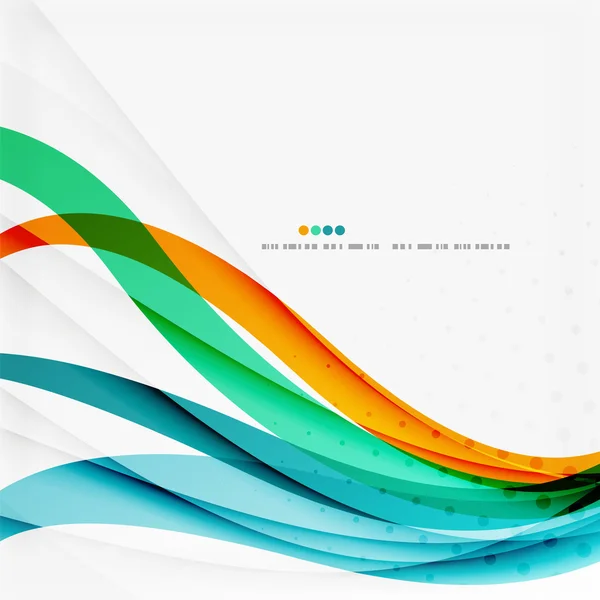 Moderní modré a oranžové barvy obrazec kompozice — Stockový vektor