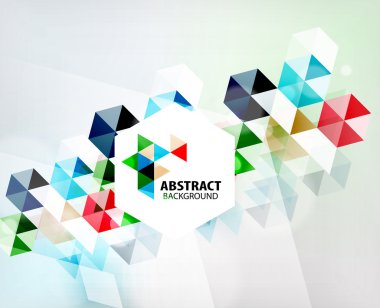geometrik poligonal arka plan