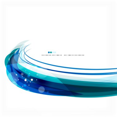 Mavi iş kurumsal dalga satır arkaplanı