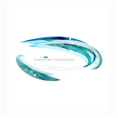 Mavi iş kurumsal dalga satır arkaplanı