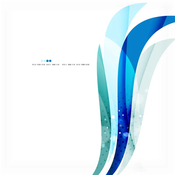Μπλε εταιρική κύμα γραμμή ΔΙΑΔΙΚΑΣΙΑ ιδρυσης επιχειρησης — Διανυσματικό Αρχείο
