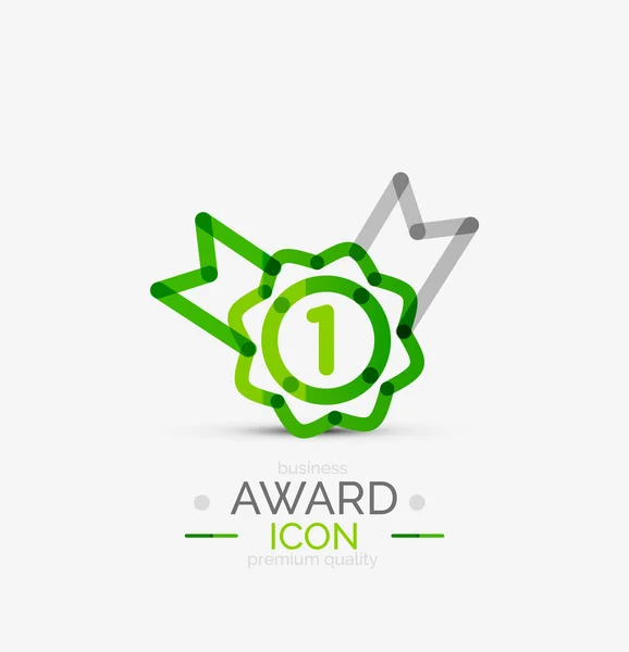 Award pictogram, logo. — Stockvector