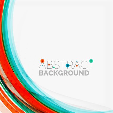 Girdap kavramı kırmızı ve mavi renk