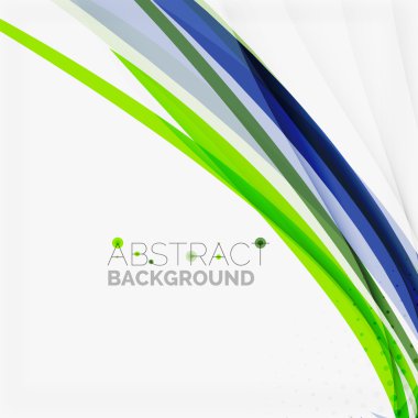 Yeşil ve mavi satır arkaplanı