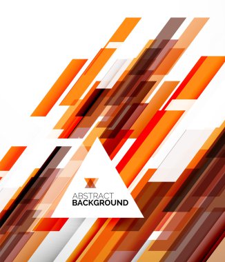 Soyut el ilanı şablonu tasarım arka plan