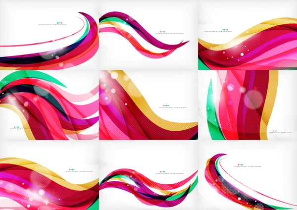 Purple rainbow swirl background — Stock Vector